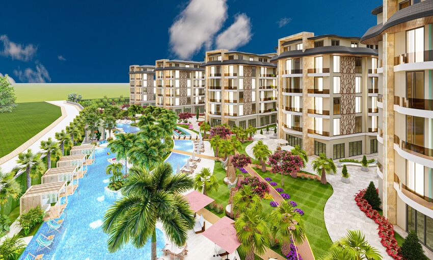 Exclusive complex in Oba district, Alanya-3944