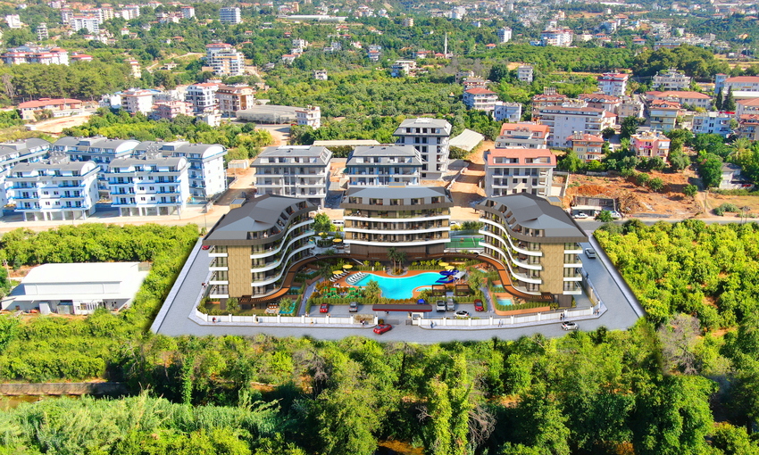 Modern apartments in the picturesque neighborhood of Oba, Alanya-3945