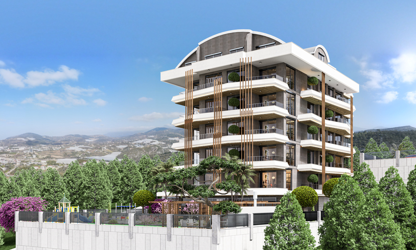 Complex in a convenient location of Demirtash, Alanya-3949