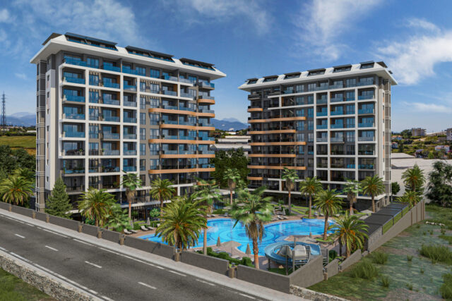 Luxury apartments with high ceilings in Avsallar, Alanya-3997